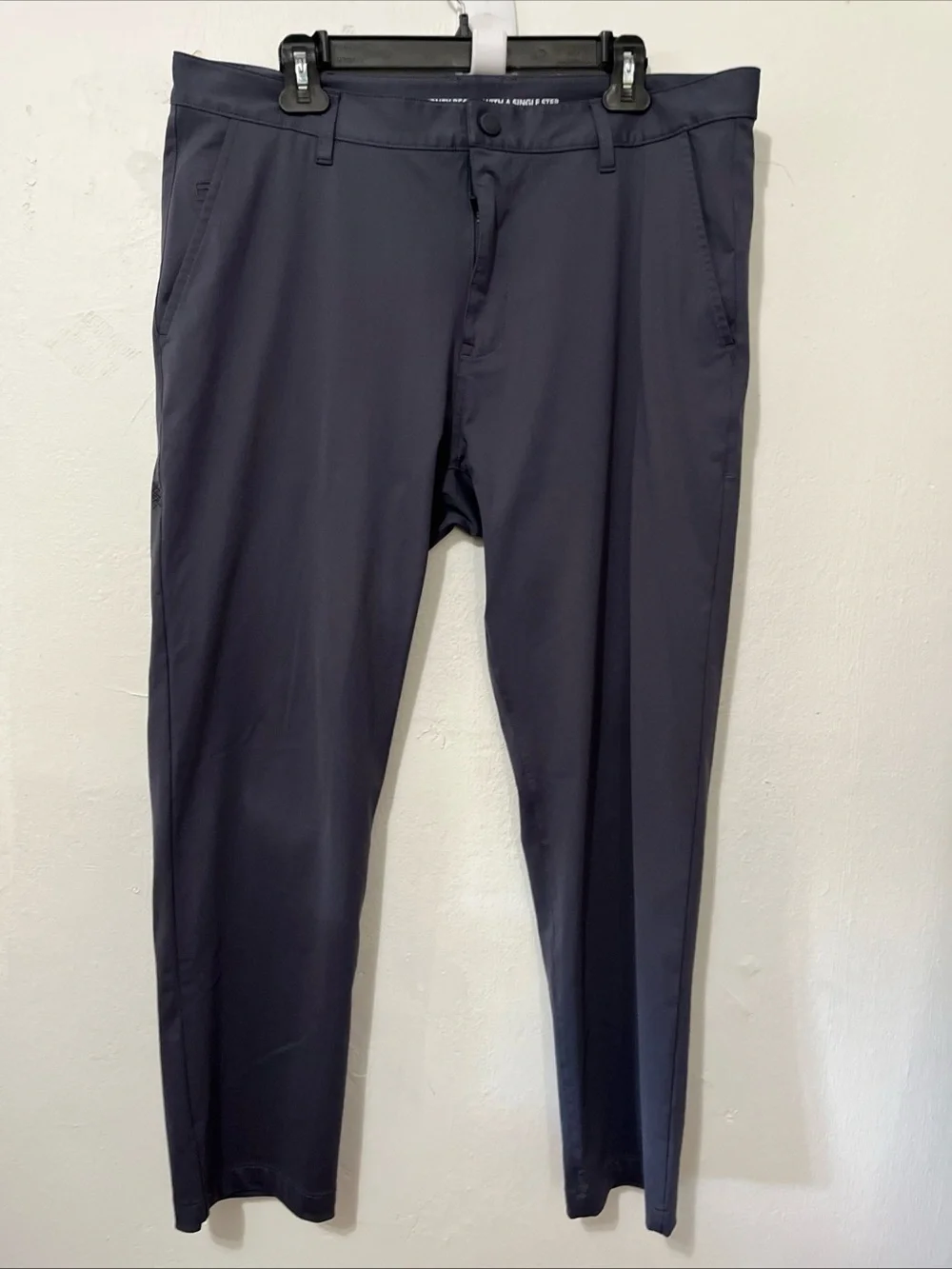 Lot 2 Rhone Commuter Slim Pants 5 Pocket Men’s 36 X 28 Straight Leg Lt Gray/ Dk